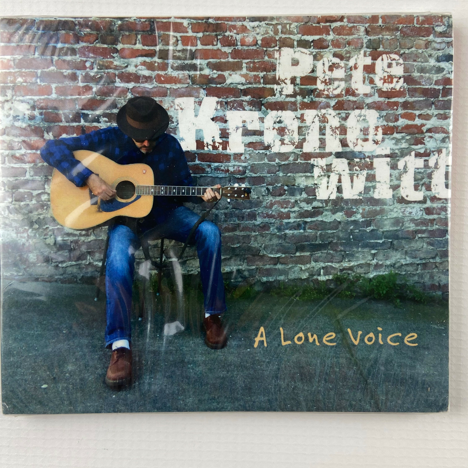 Pete Kronowitt A Lone Voice CD 2016 Mean Bean Records Brand New Sealed Folk