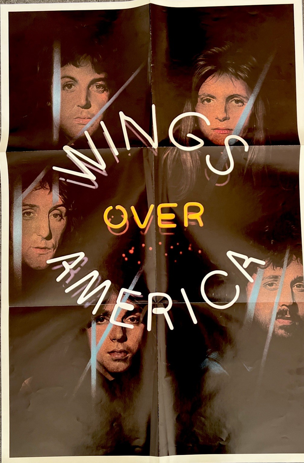 Wings Over America Paul McCartney MPL 1976 UK Triple Vinyl LPs PCSP 720 + poster