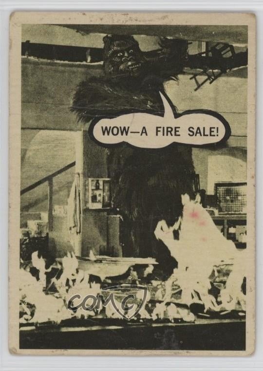 1967 Topps Terror Tales/Movie Monsters Wow una vendita di fuoco! #3 12p5