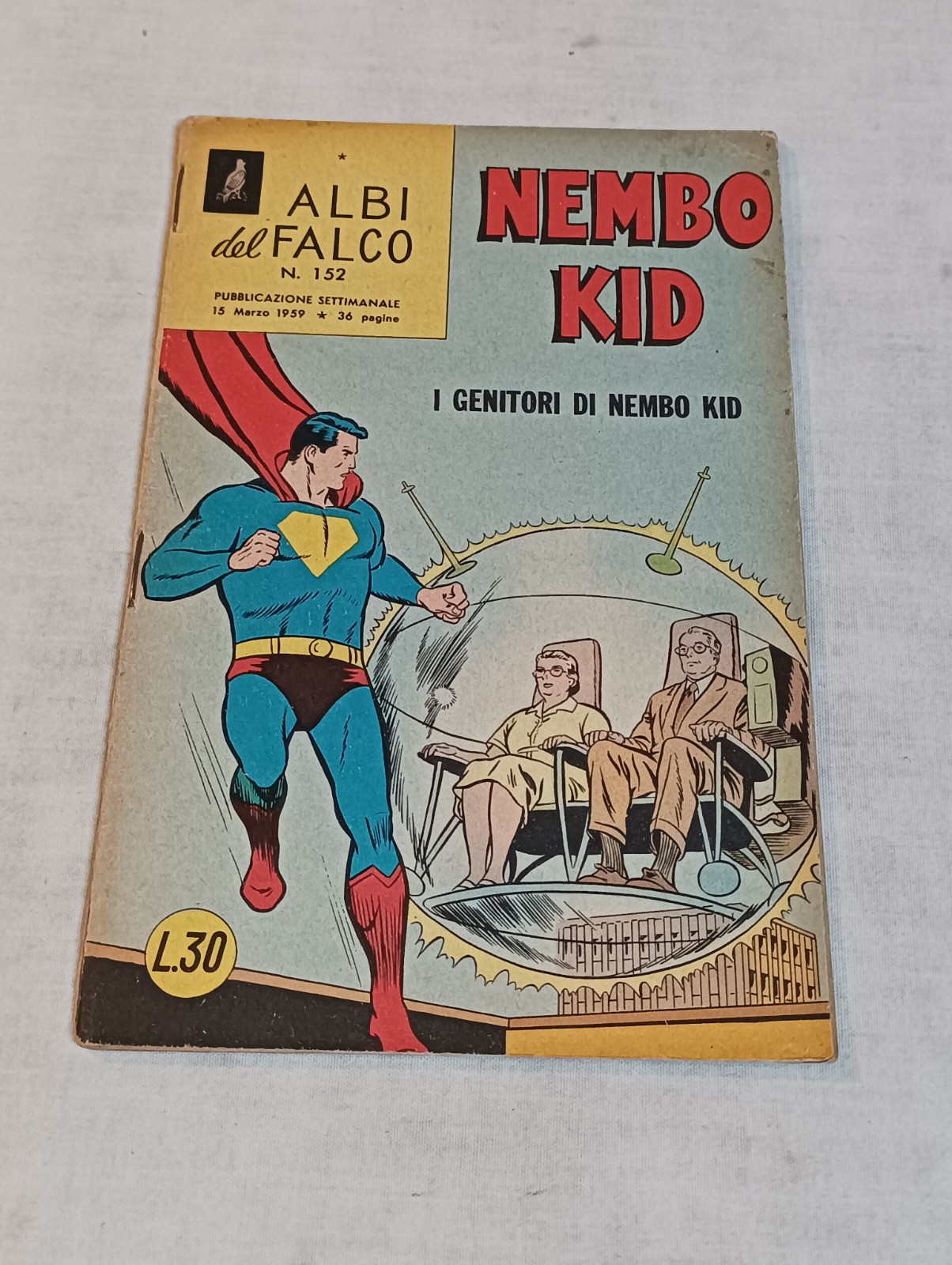 ALBI DEL FALCO NEMBO KID n. 152 del 1959 ED.  MONDADORI Superman 