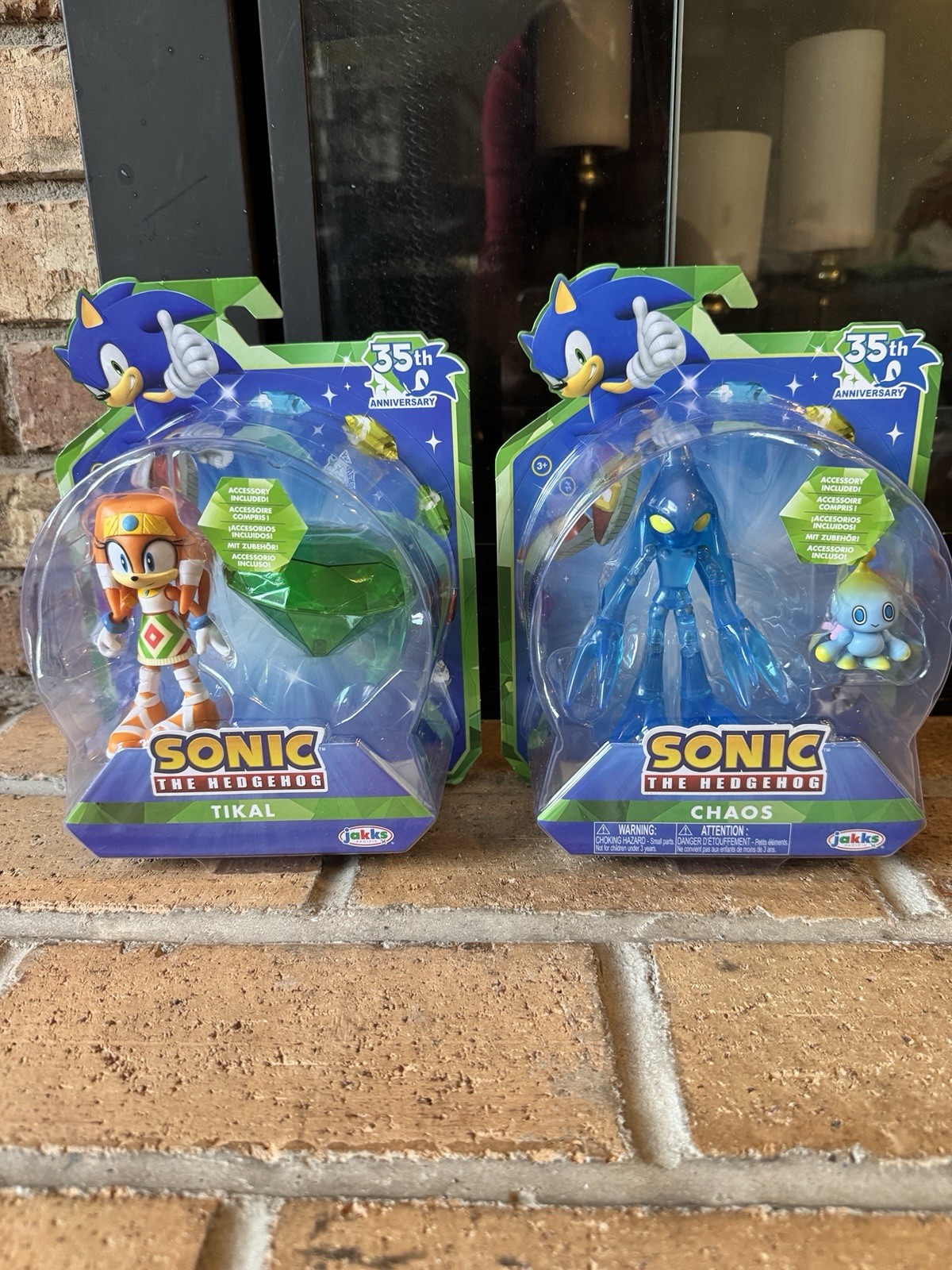 Jakks Pacific Sonic 35th Anniversary TIKAL & CHAOS Action Figures NEW & SEALED!