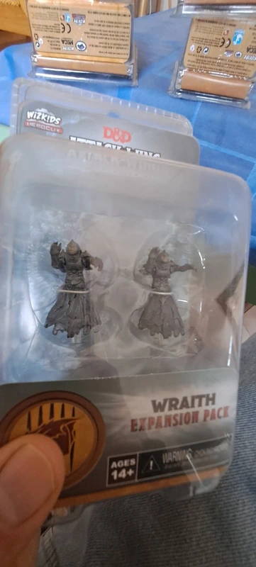 2 Spettri D&D WizKids - Miniature Perfette per Giocare (sigillato, Wraith)