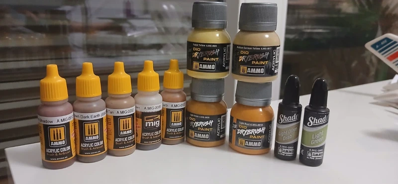 Lote 11 Pinturas AMMO by Mig Jimenez - Nuevas Sin Abrir -