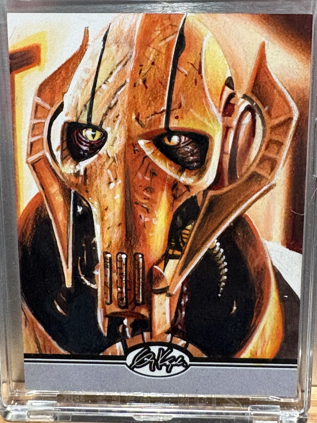 Carta schizzo generale Grevious Gary Kezel artista