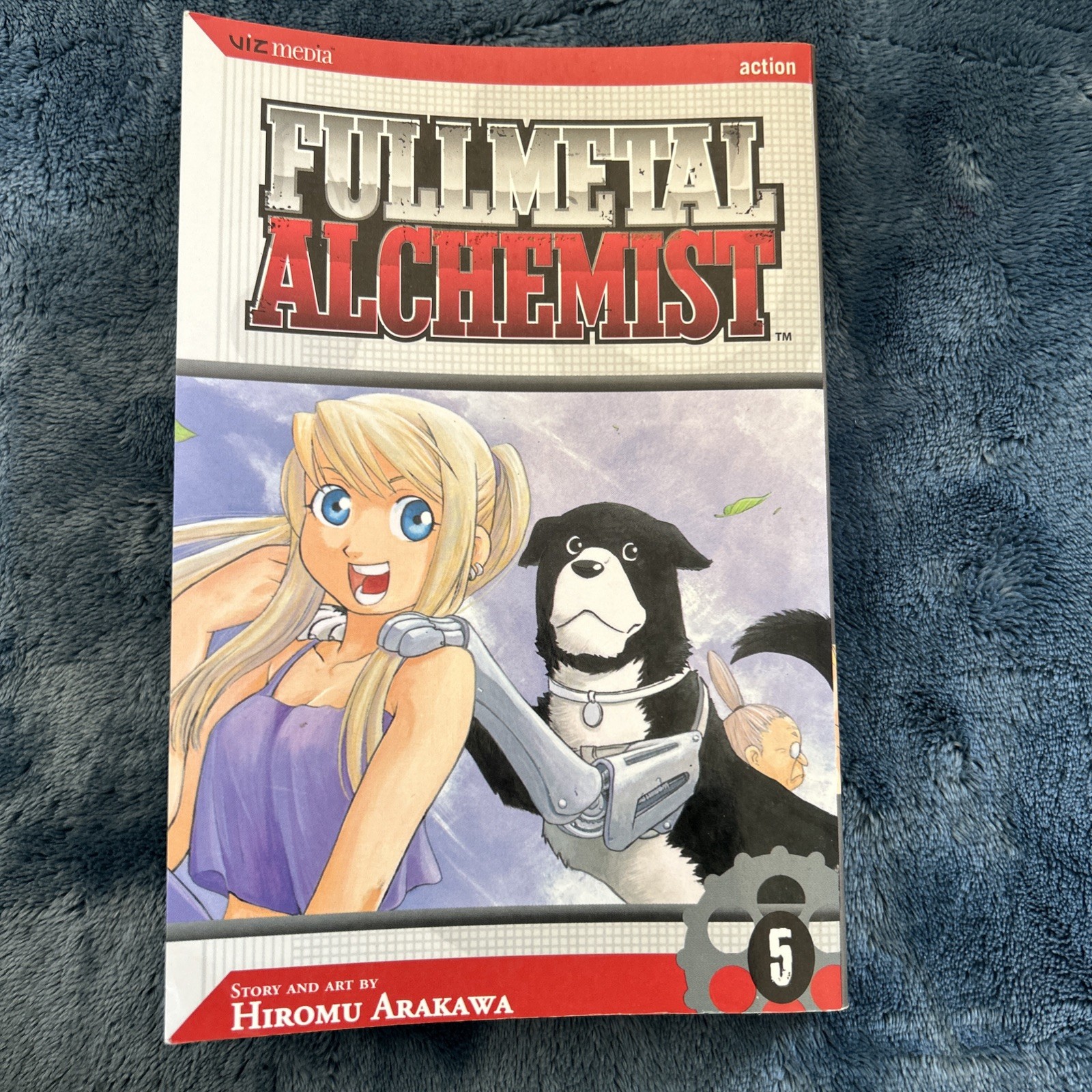 Fullmetal Alchemist Manga Inglese Viz Media Vol. 5 Hiromu Arakawa usati delicatamente