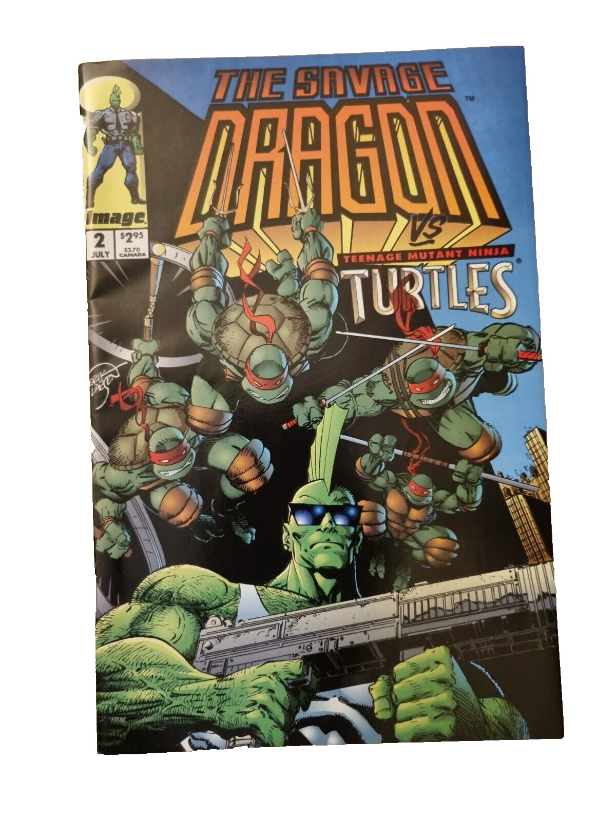 The Savage Dragon No. 2, July 1993 First Printing Image Comics