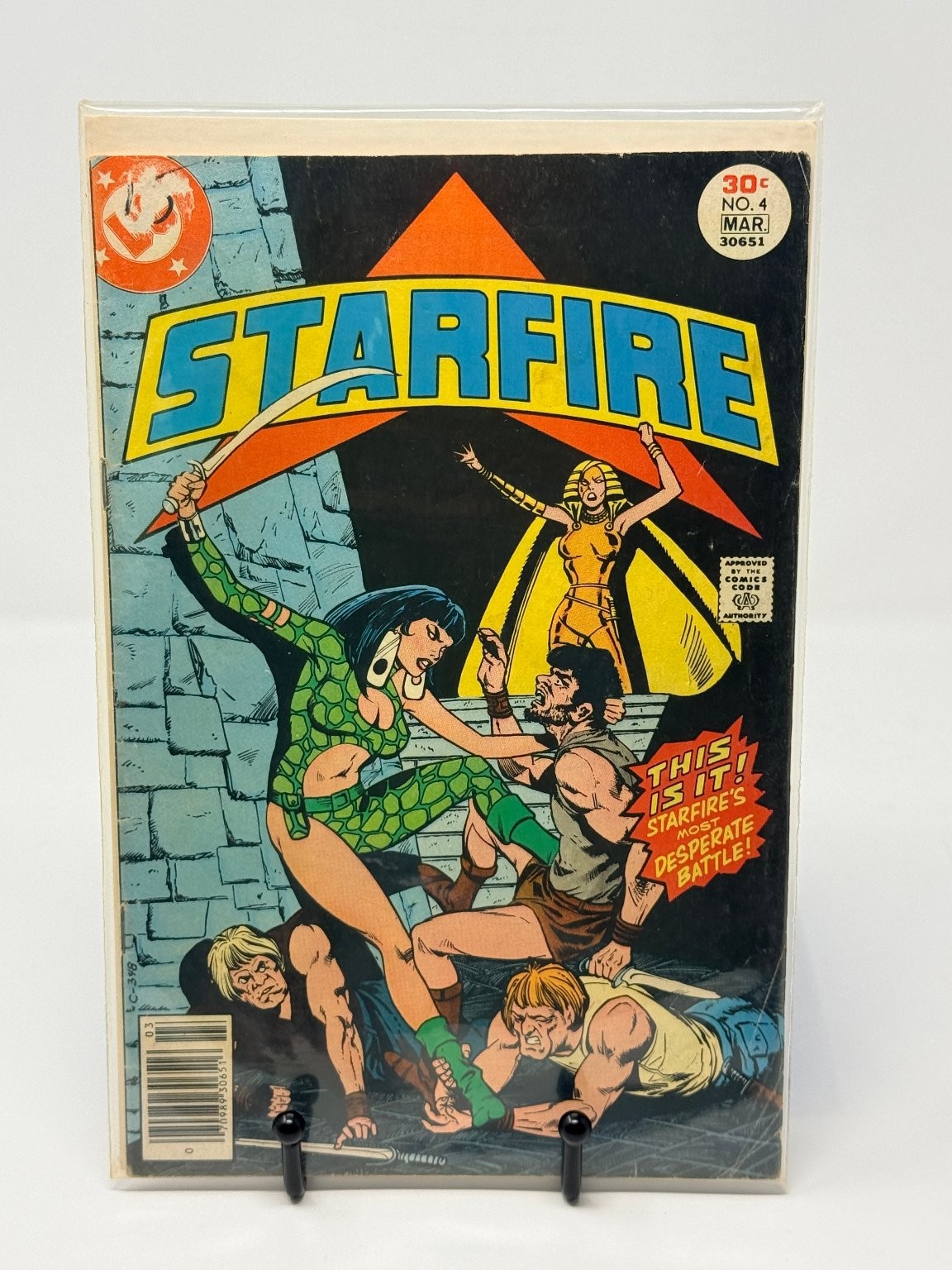 STARFIRE #4 Mike Grell DC Comics 1977 fumetto età del bronzo