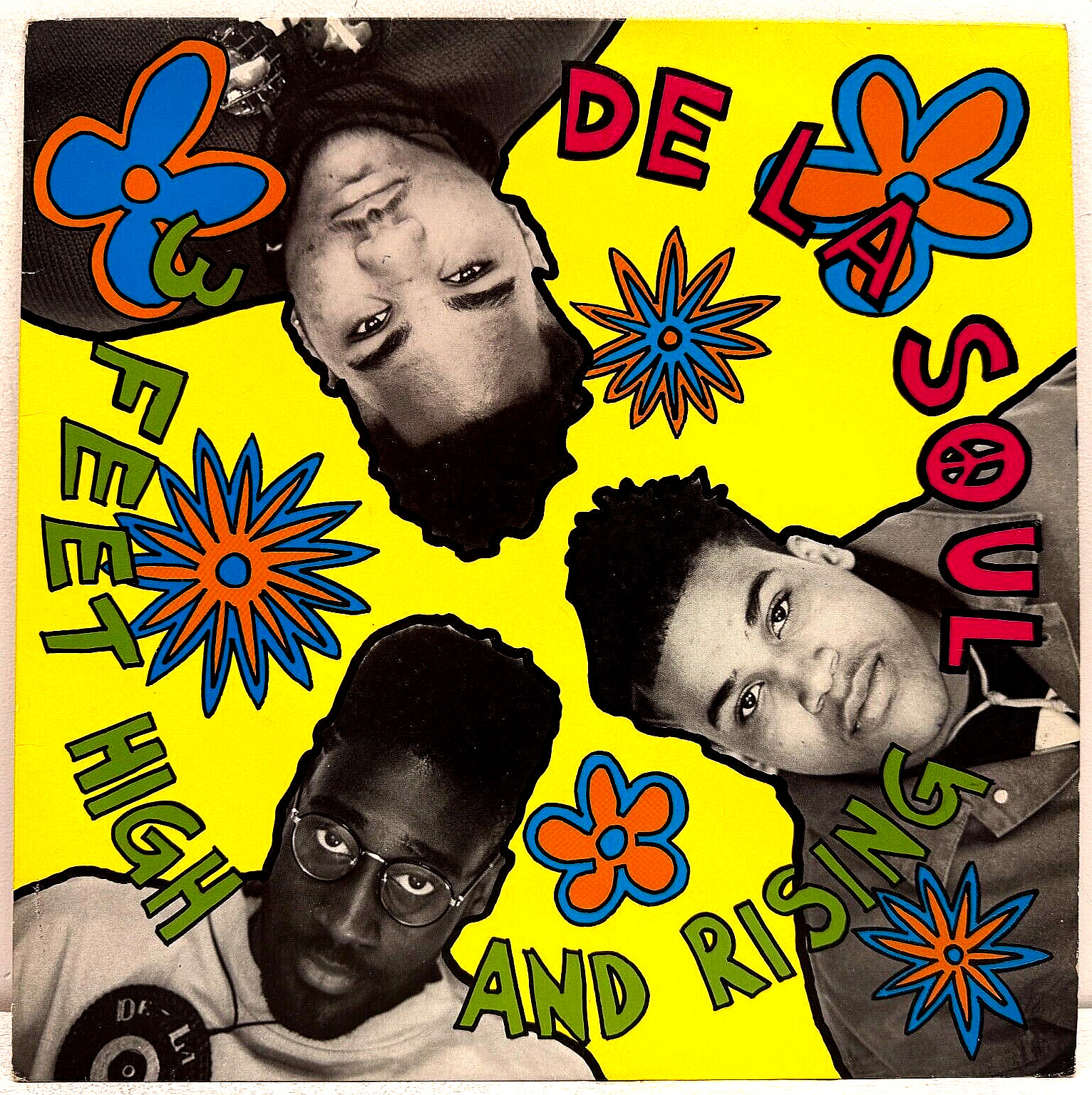 De La Soul 3 Feet High And Rising 1989 Vinyl Tommy Boy Records 1st Prs UK Import
