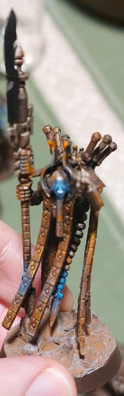 warhammer 40000 necrons Plasmancien peinte
