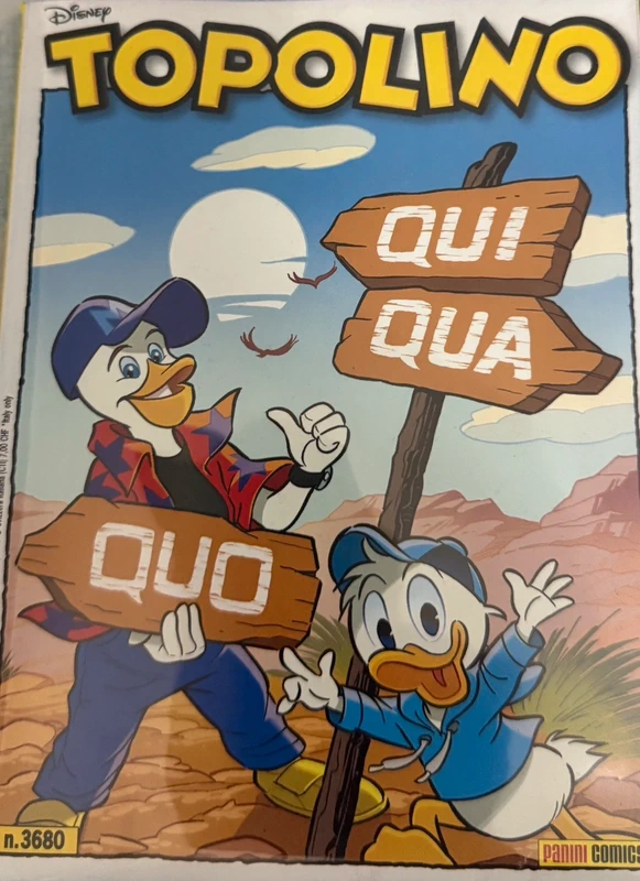 Topolino Max Pezzali Nord Sud Ovest Est numero 3680