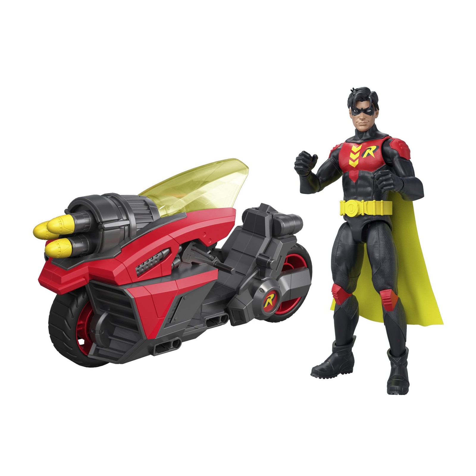 Mattel DC Core Bat-Link Robin Cycle set veicolo JMD51 nuovo