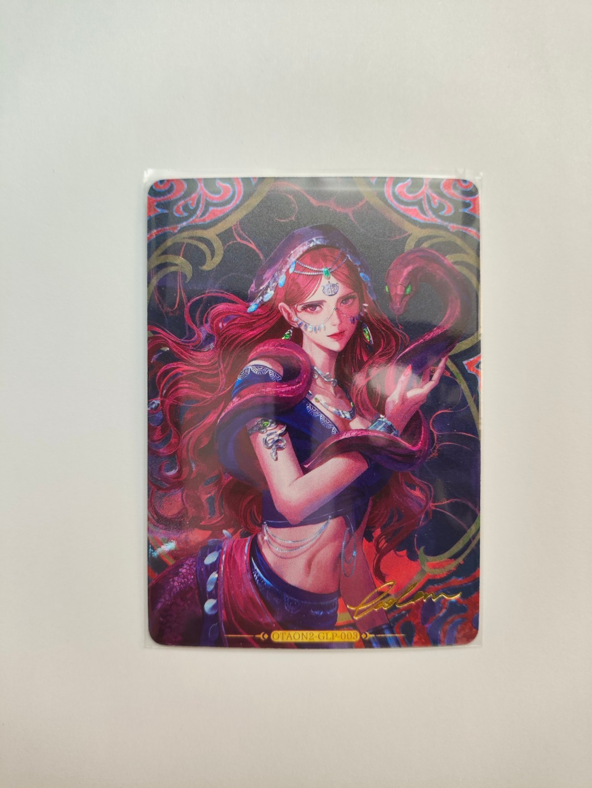 Wanmanshe One Thousand and One Nights OTAON2-GLP-003 Artist Gold Foil Auto 1001