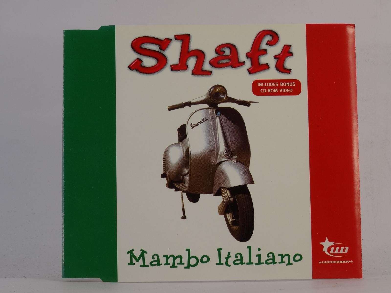 SHAFT MAMBO ITALIANO (H23) 5 Track CD Single plus Picture Sleeve WONDERBOY