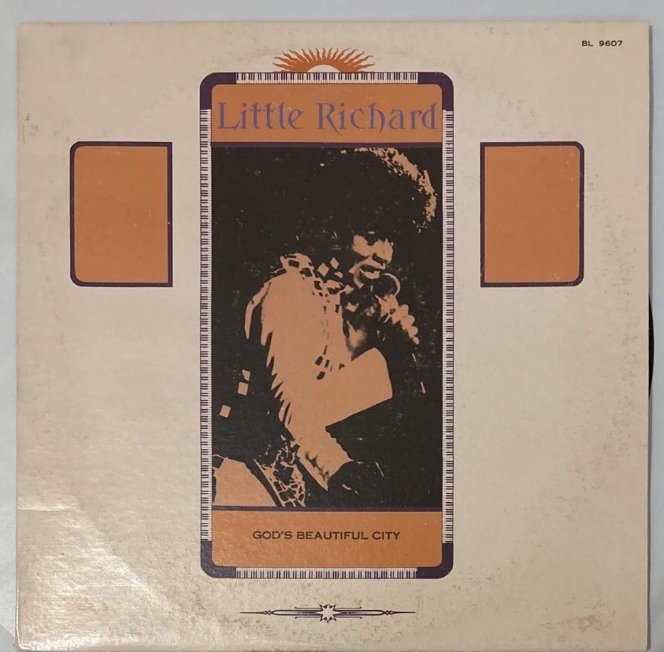Little Richard God’s Beautiful City Vinyl 1981 Reissue VG