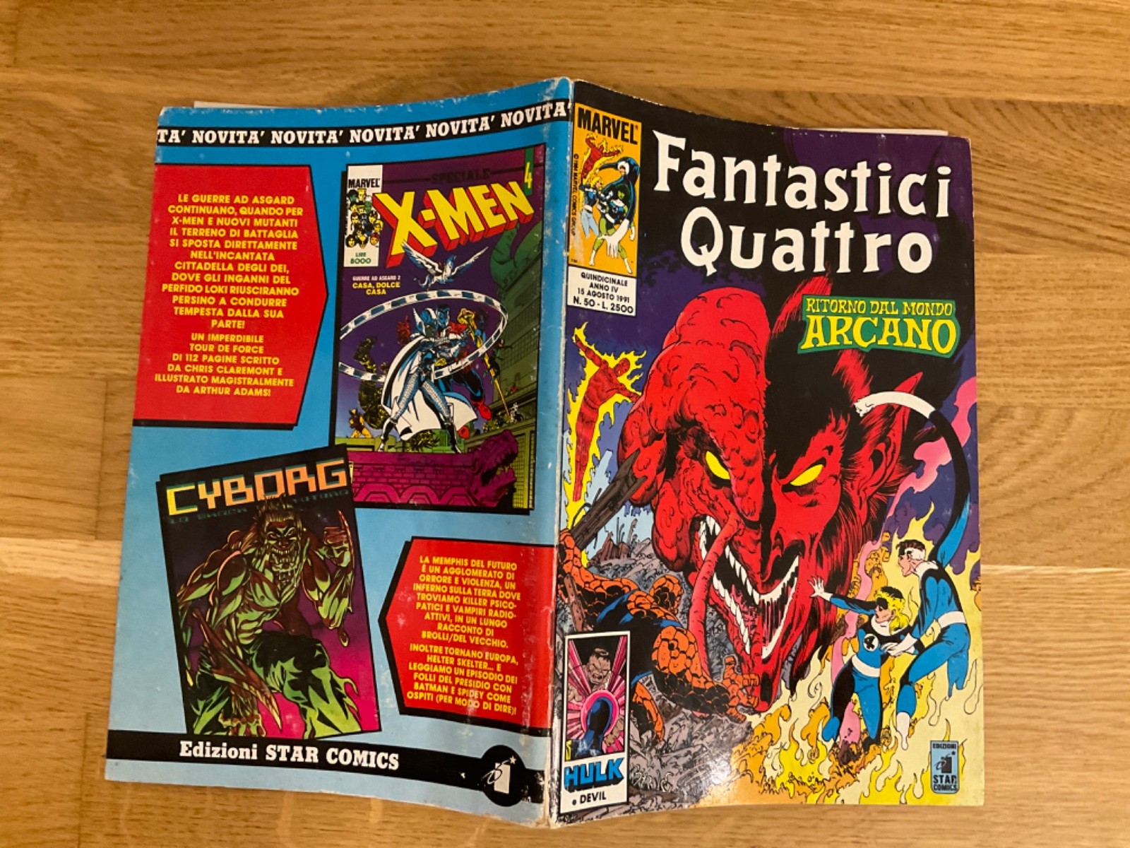 FANTASTICI QUATTRO n. 50  - 1991 STAR COMICS - OTTIMO - MARVEL