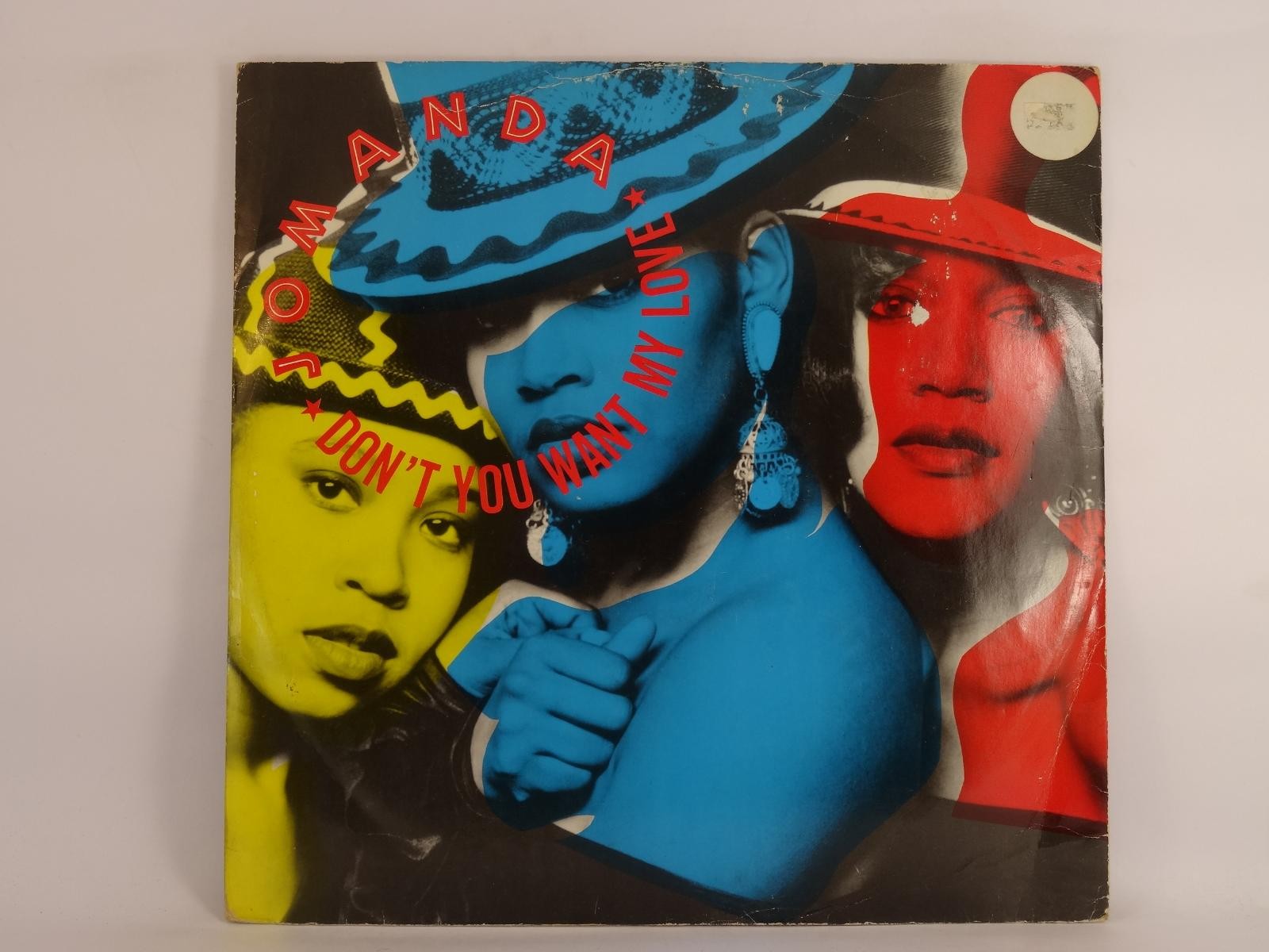 JOMANDA DON'T YOU WANT MY LOVE (96) 3 Track 12" Single plus Picture Sleeve RCA