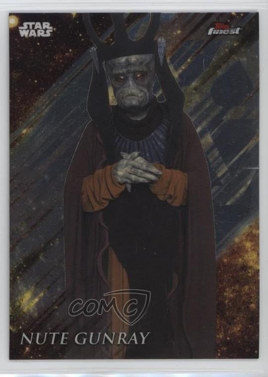 2018 Topps Finest Star Wars Nute Gunray #66 yf0