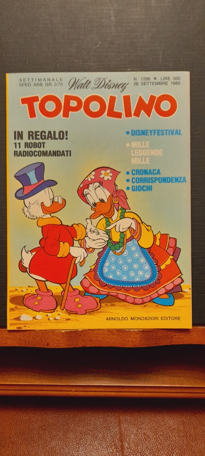 TOPOLINO LIBRETTO 1296 del 28-9-1980 - EDICOLA
