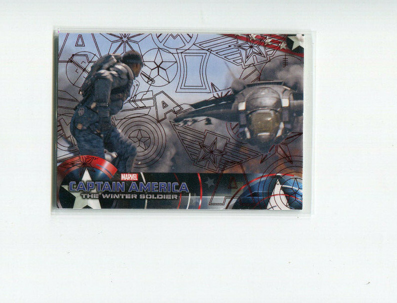 2014 Upper Deck Capitan America: Soldato d'Inverno Red Quinjet Attacks Falcon 90/99