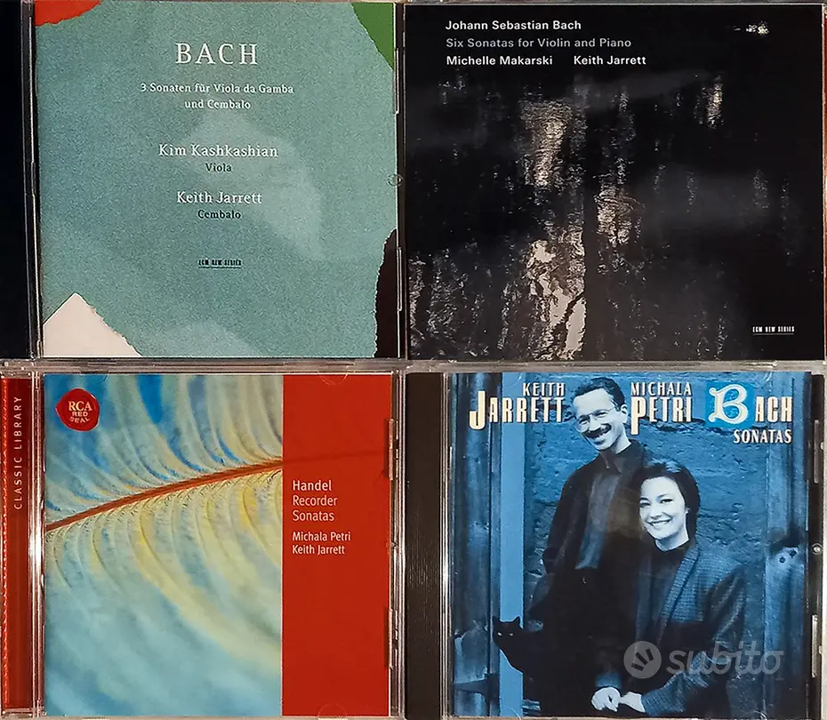 KEITH JARRETT (BACH, HANDEL) - 5 CD
