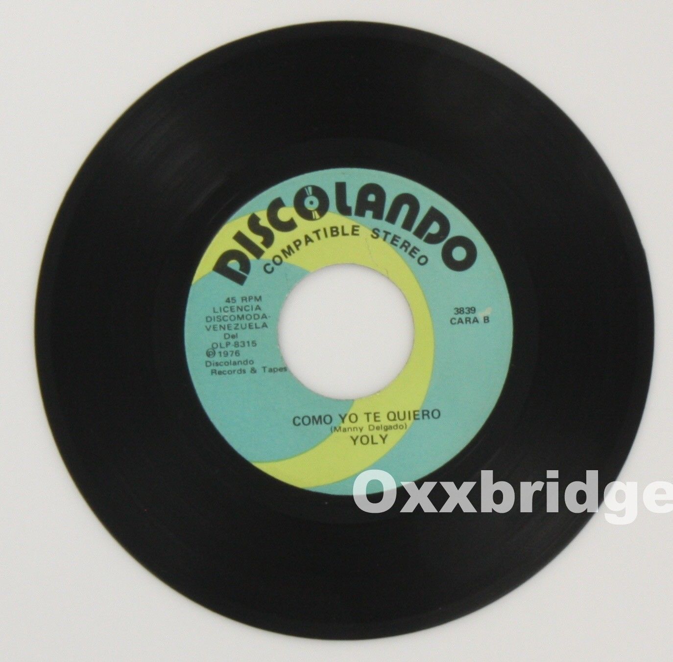 YOLY SANDOVAL Como Yo Te Quiero DISCOLANDO Latin Soul Vinyl 45 Salsa NM