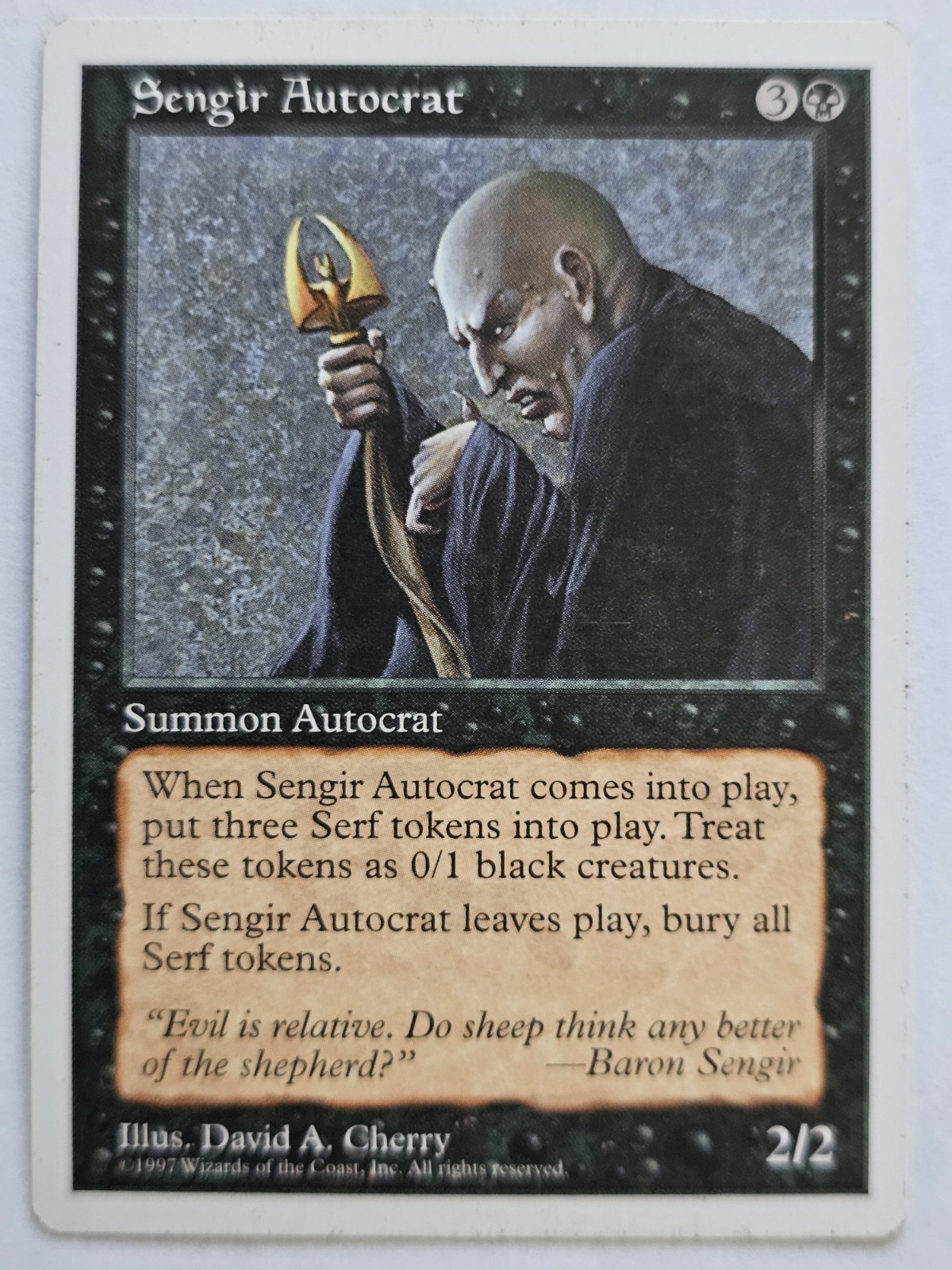 Sengir Autocrat - MTG 5° Edizione