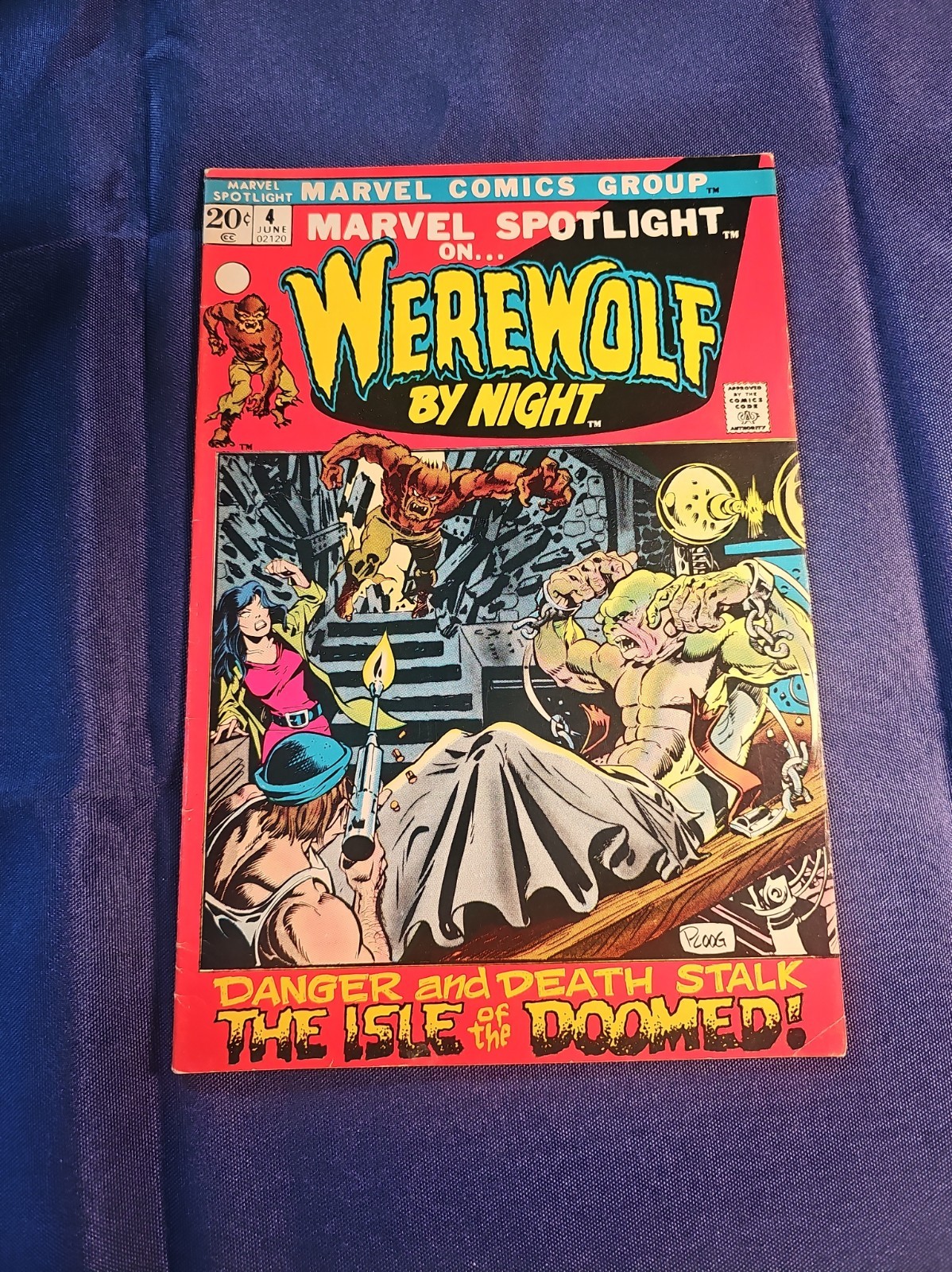 Marvel Spotlight Issue 4 Featuring Werewolf By Night