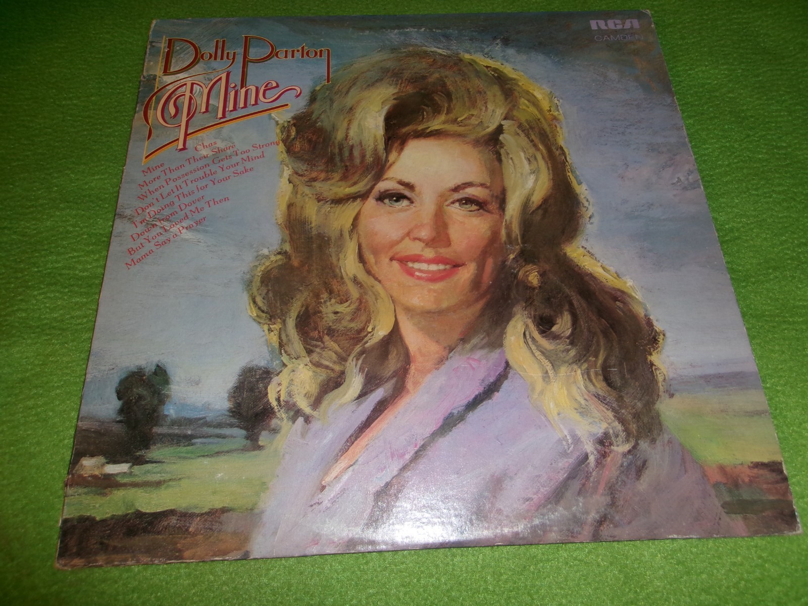 DOLLY PARTON Mine LP (VG++) 1973 RCA