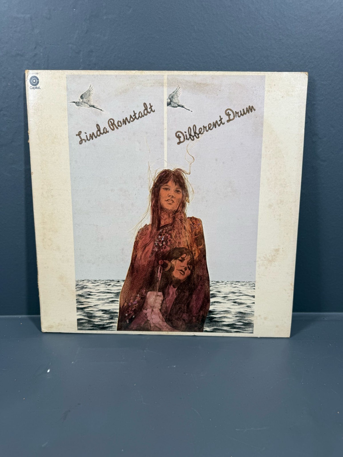 Linda Ronstadt Different Drum Vinyl LP Capitol ST-511269 Orange Label Compilatio