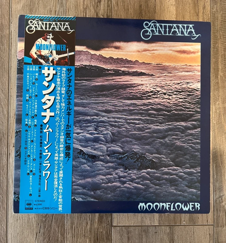 Santana  – Moonflower - 1977 1st Japan Press- CBS/Sony – 40AP 787~8