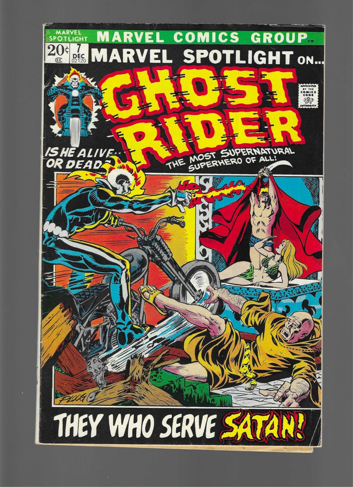 Marvel Spotlight #7: 3rd App Ghostrider (12/72) Mid-High Grade