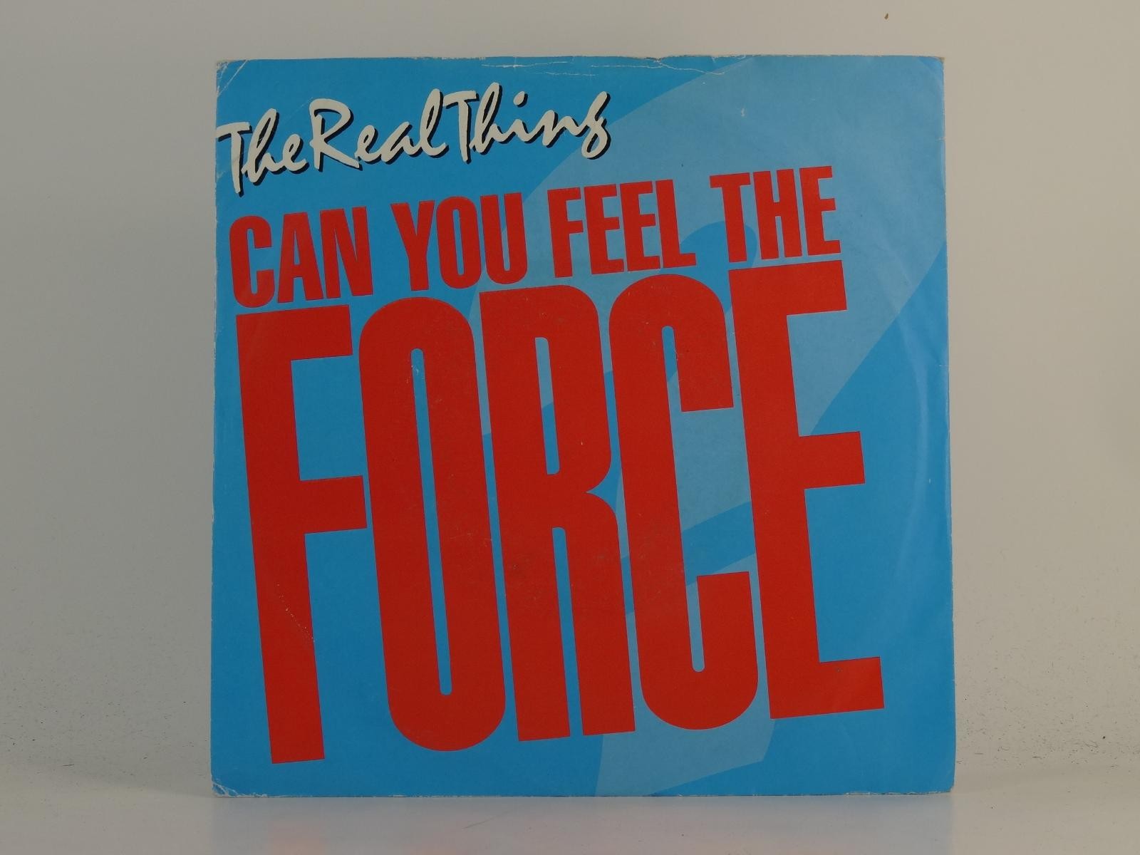 THE REAL THING CAN YOU FEEL THE FORCE (1) (78) 2 Track 7" Single including Pictu