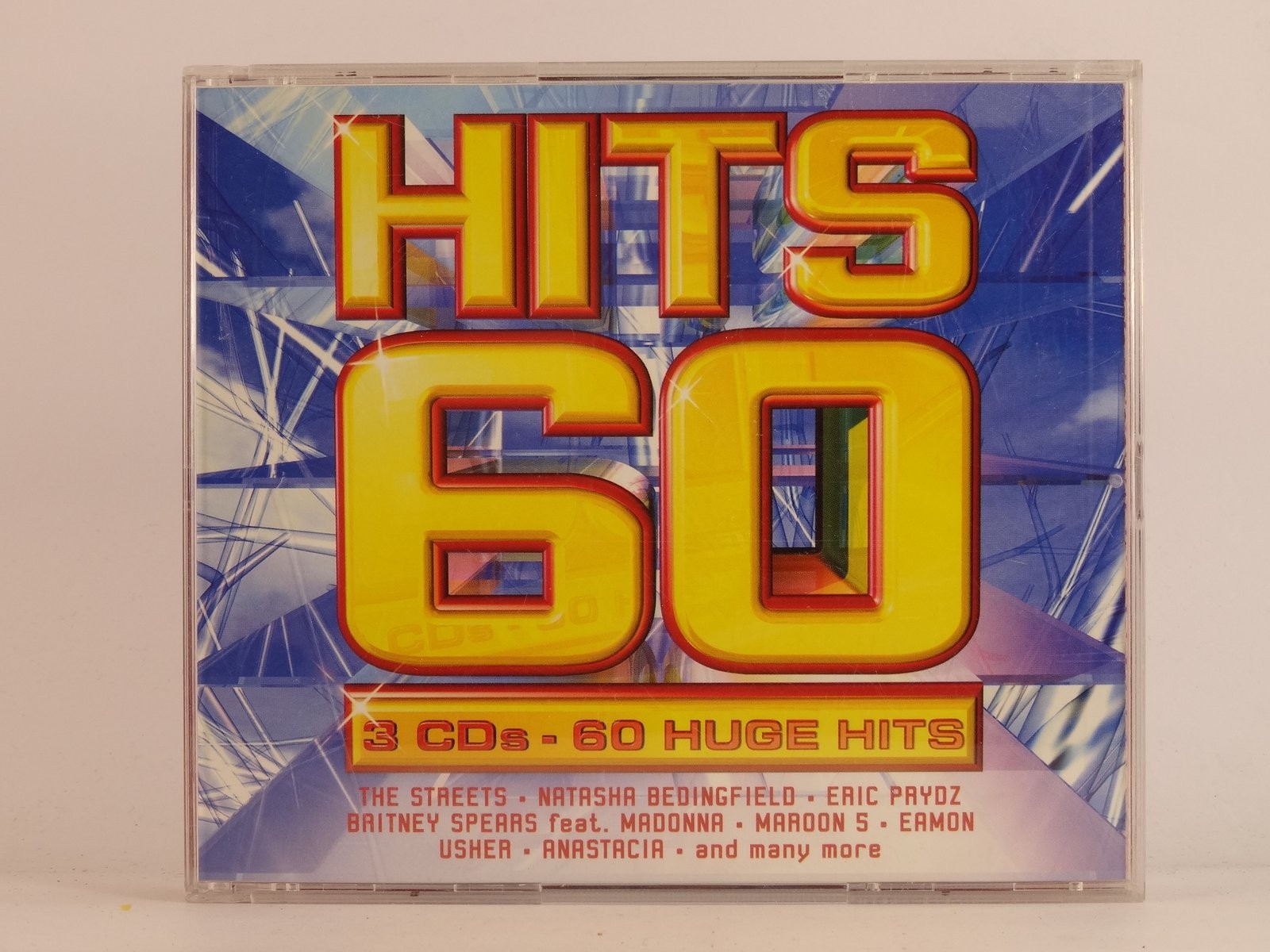 VARIOUS ARTISTS HITS 60 (3xCD) (Z13) 20+ Track CD Album plus Picture Sleeve BMG