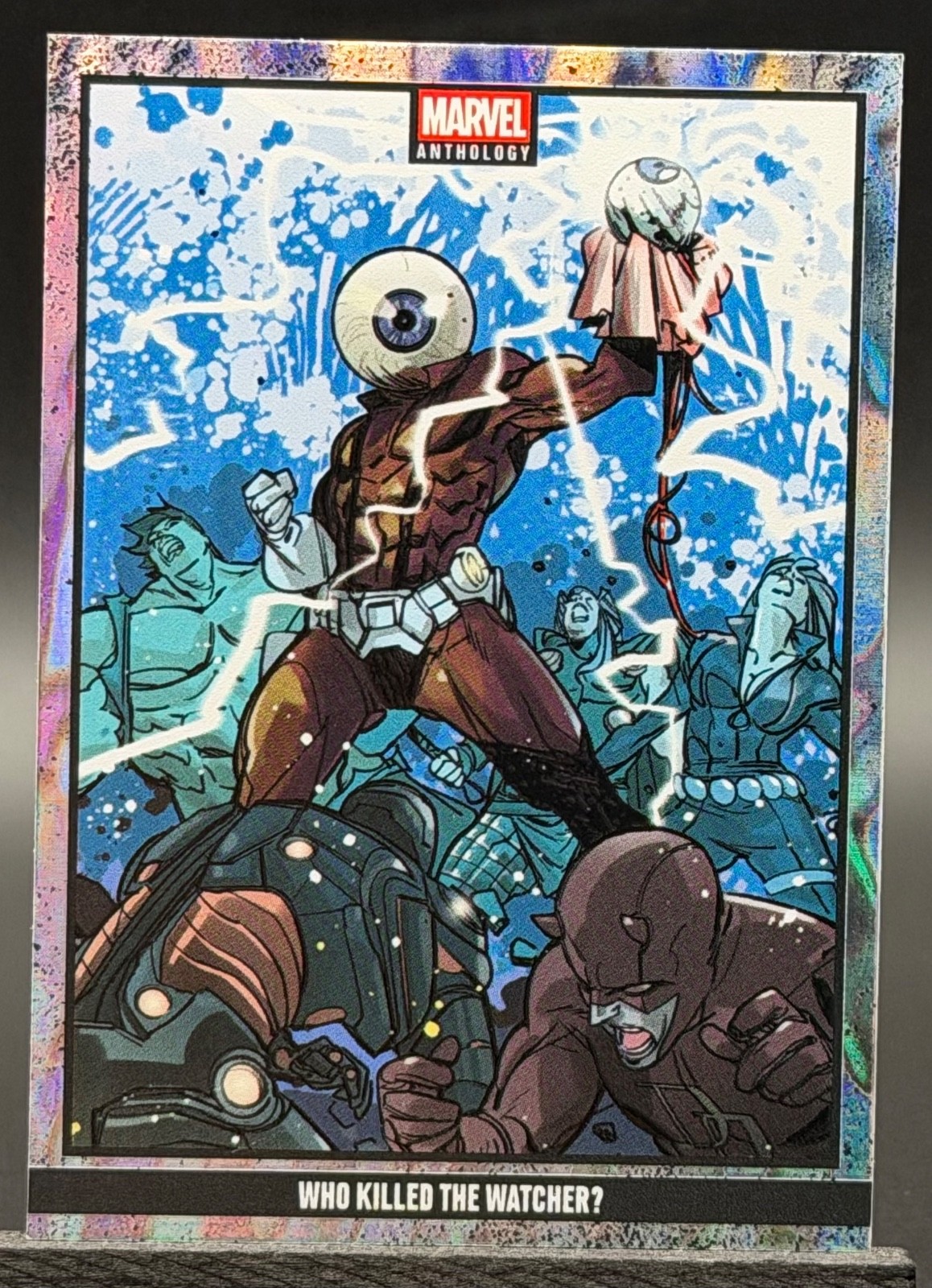 2025 Panini Marvel Anthology Chi ha ucciso l'osservatore? #86 Holo /100