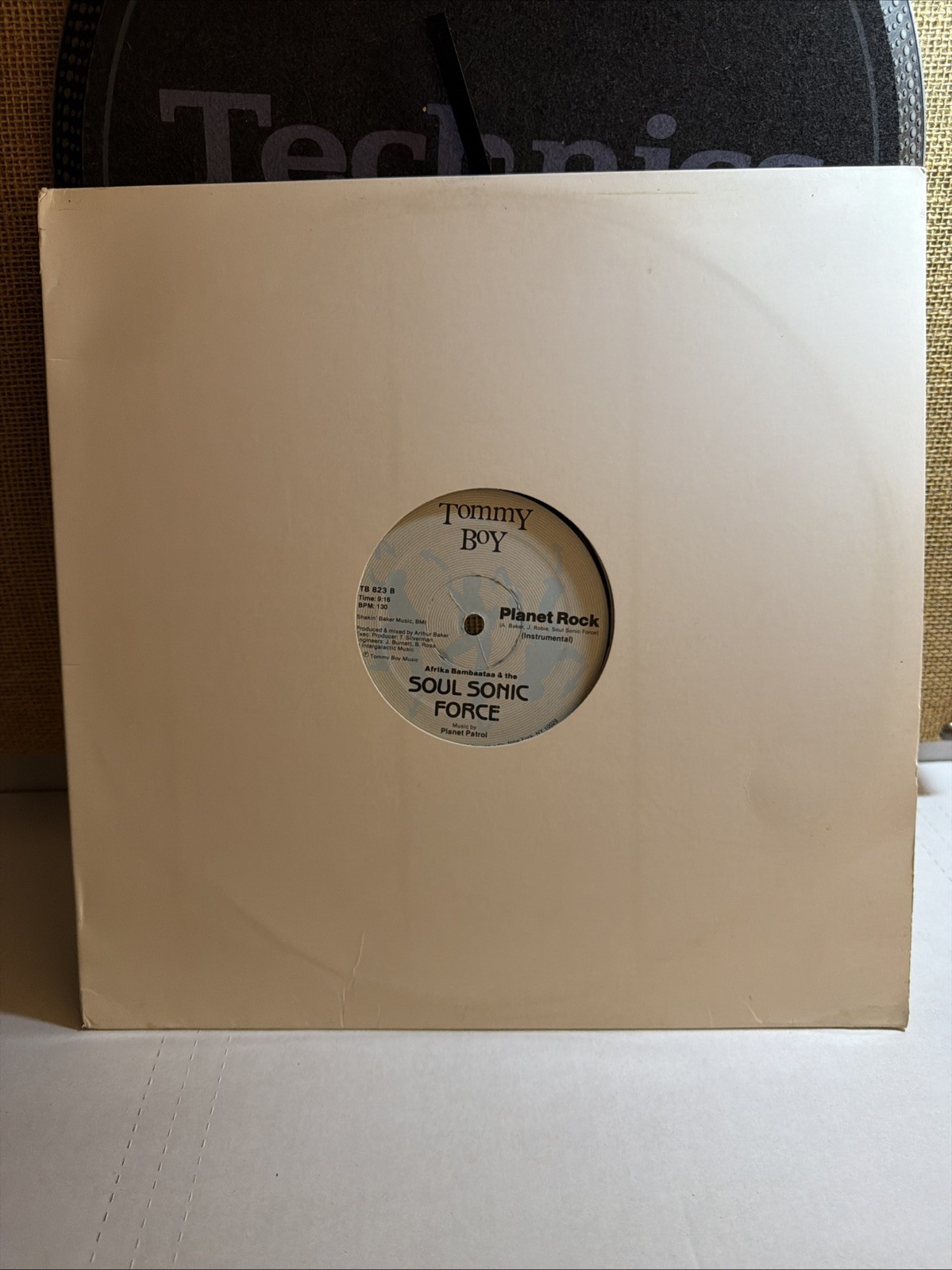 1982 - AFRIKA BAMBAATAA & THE SOUL SONIC FORCE - PLANET ROCK - OG GREEN LABELS