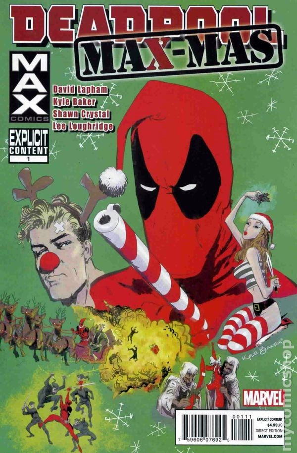 Deadpool Max X-Christmas Special #1 VF- 7.5 Immagine stock 2012