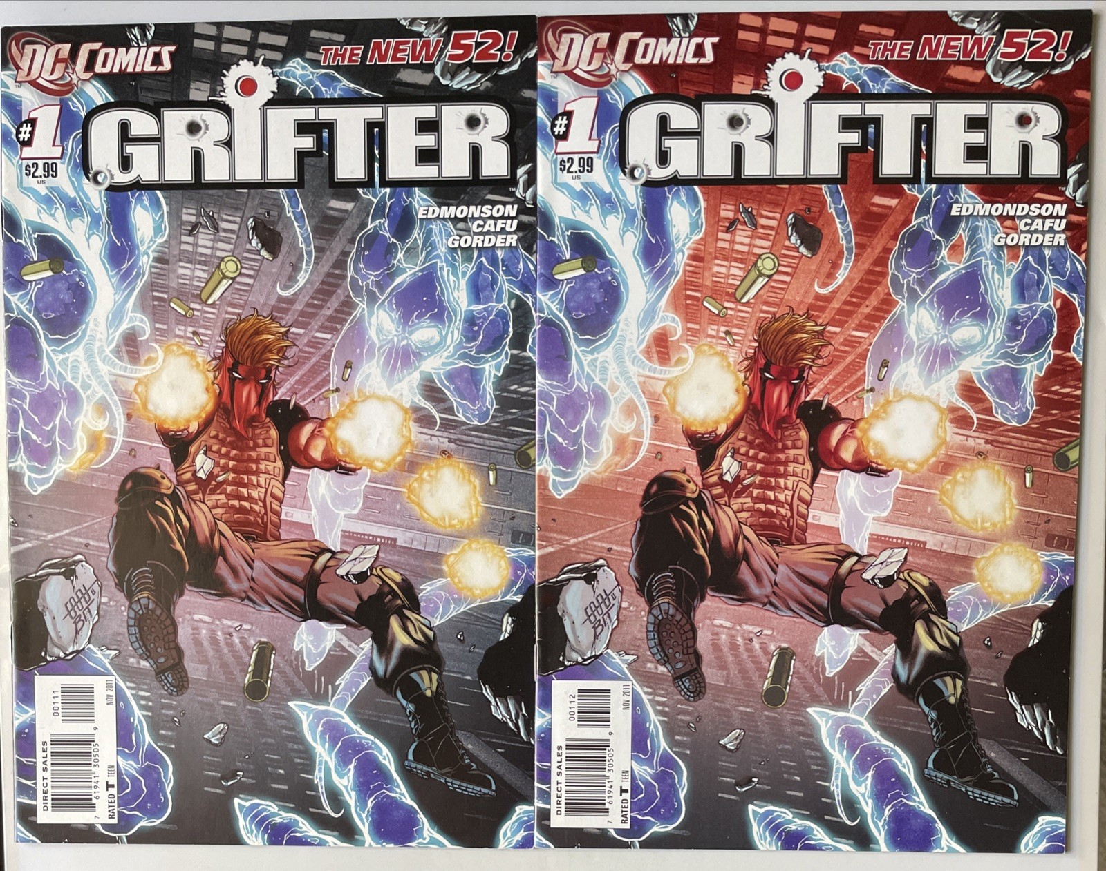 Grifter #1 • Varianti 1° + 2° Stampa! WildCATS! 1° titolo DC Solo! (DC 2011)