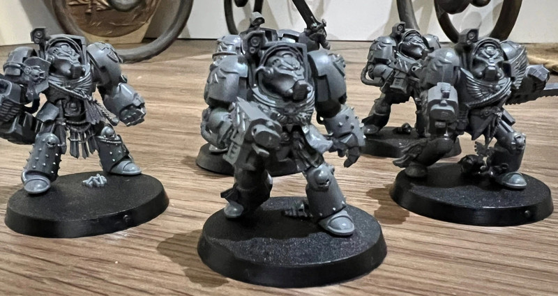 5 X Warhammer 40k Terminator dos Dark Angels (Deathwing) 1999