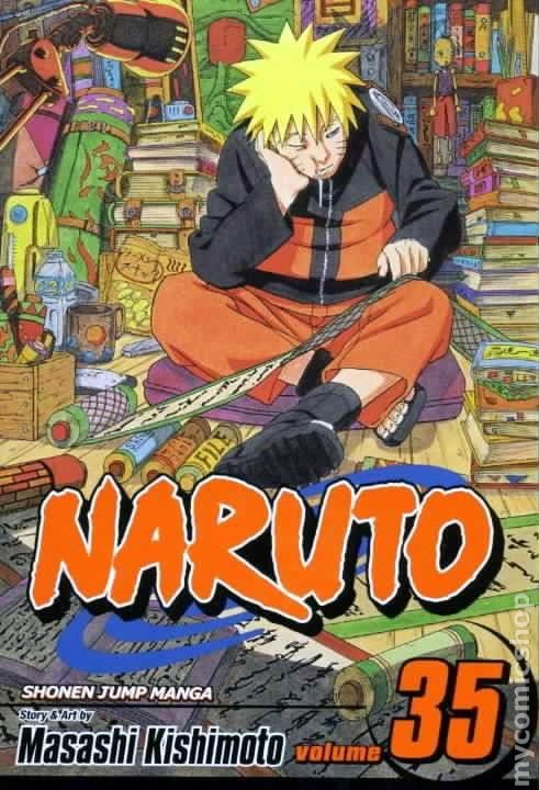 Naruto TPB #35-REP FN 2016 Immagine Stock