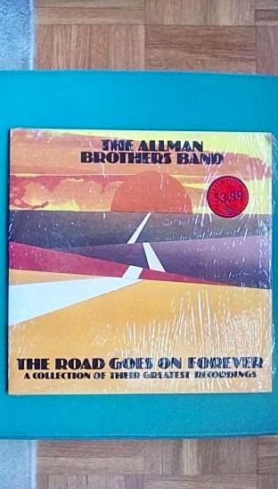 IN SHRINK WRAP 1975 THE ALLMAN BROTHERS BAND THE ROAD GOES ON FOREVER 2VINYL LP