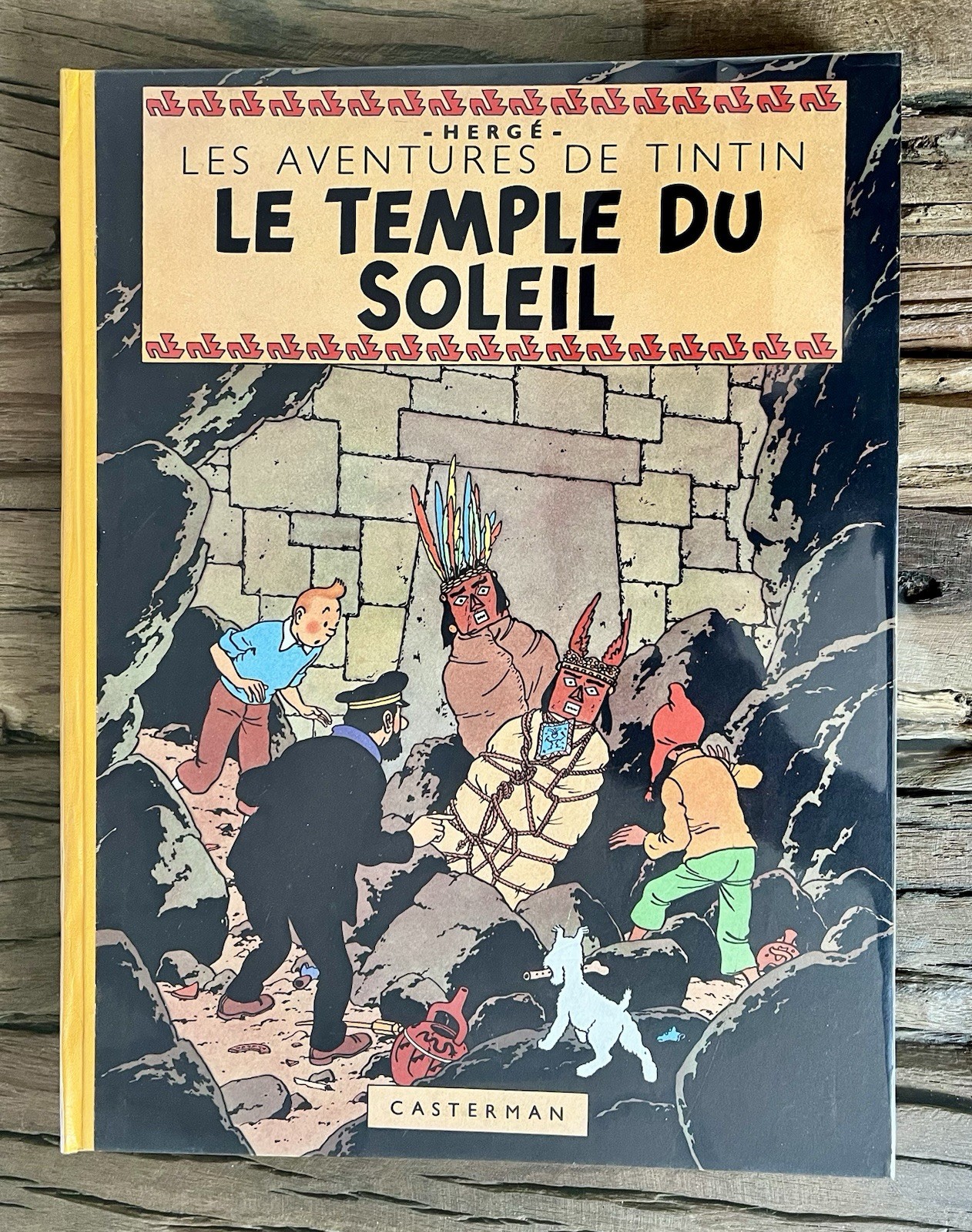 TINTIN:SOMPTUEUSE EO B3 DJ 49 LE TEMPLE DU SOLEIL PLATS FINS CRAQUANT NEUF HERGÉ