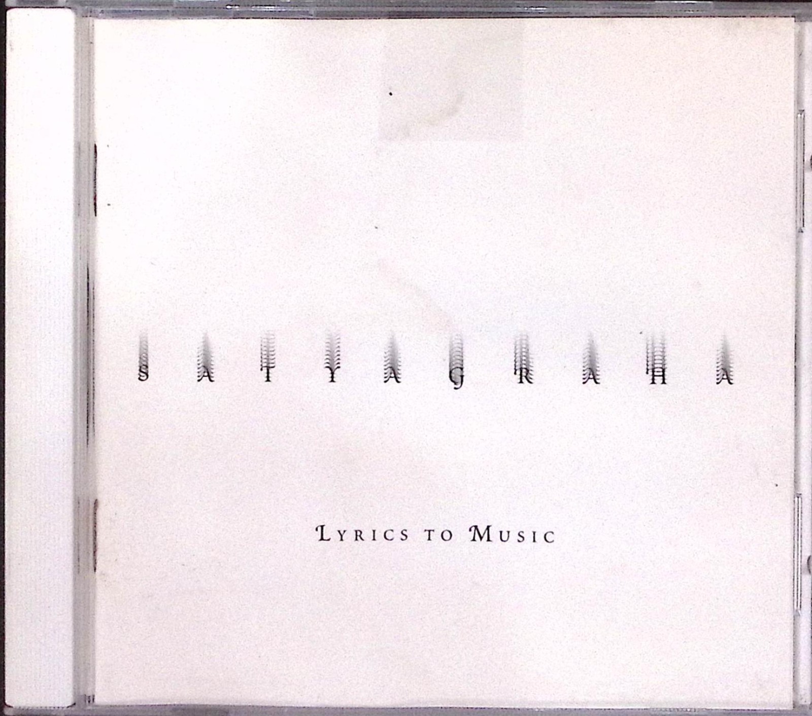 SATYA GRAHA  LYRICS TO MUSIC  CD 825A
