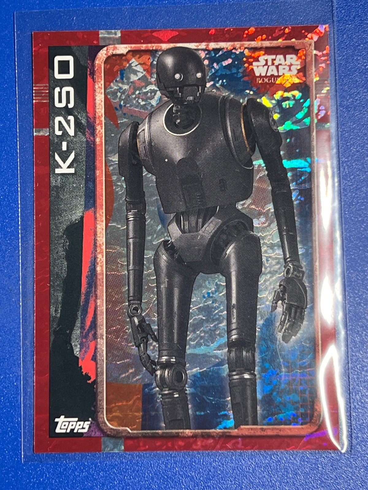 2016 Topps Star Wars: Rogue One UK Holofoil K-2SO #163