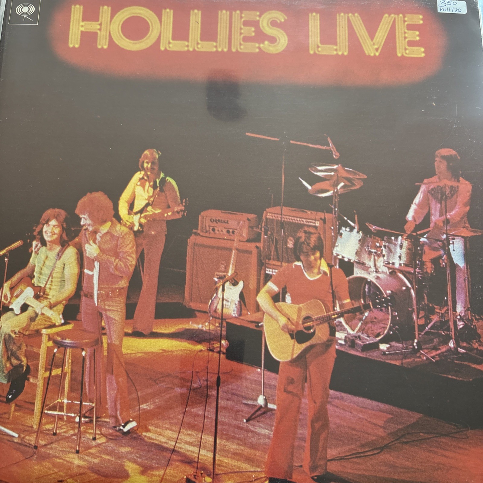 Hollies Live Columbia Records 1st Edition Stereo LP