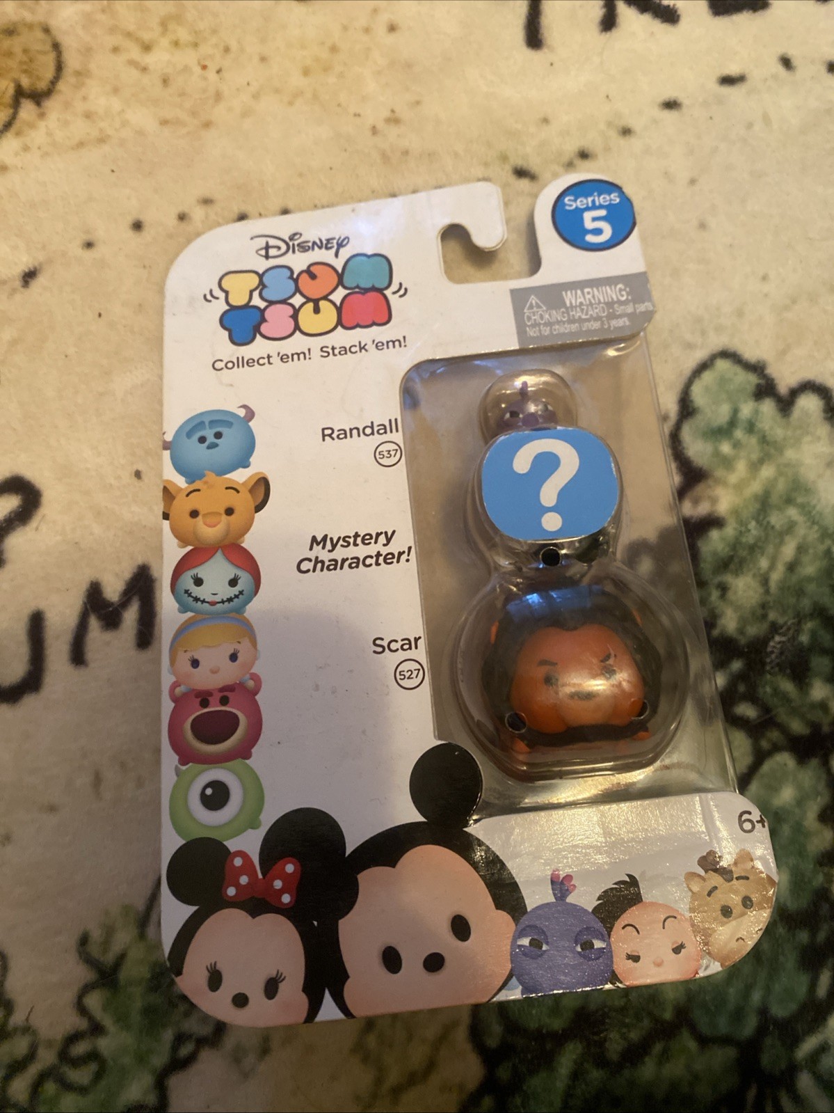~Disney TSUM TSUM - Serie 5 - Randall, Personaggio Misterioso e Cicatrice -3 Pk JAKKS