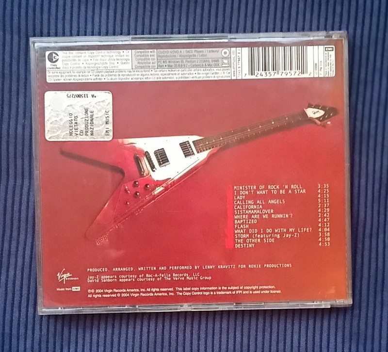 📀 cd  Lenny kravitz Baptism
