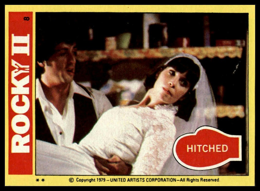 Hitched - 1979 Topps Rocky II #8