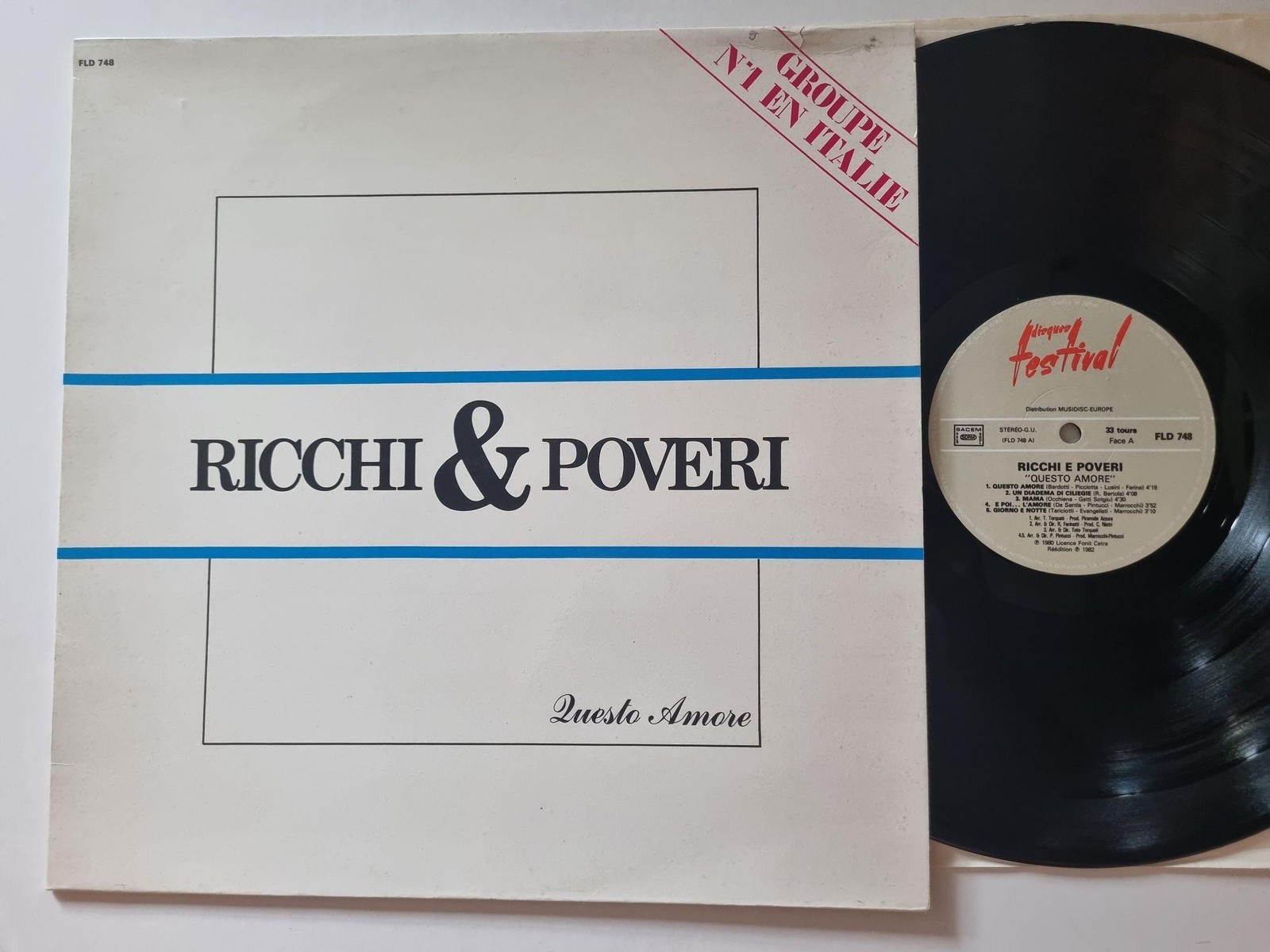 Ricchi E Poveri - Questo Amore Vinyl LP France