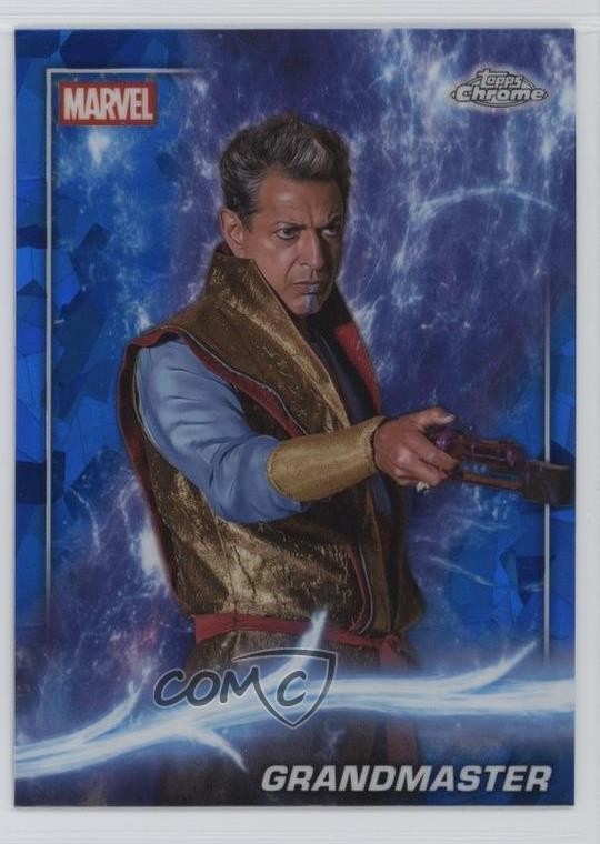 2025 Topps Chrome Marvel Studios Zaffiro Grandmaster #75 rw9