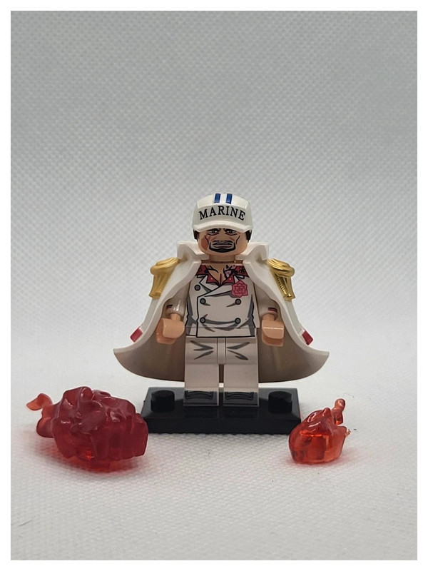 Personnage type lego – Akainu (Lego-style Character – One Piece – Akainu)